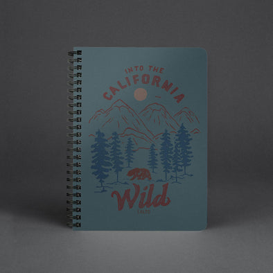 CA Wild Blue Spiral Notebook-CA LIMITED