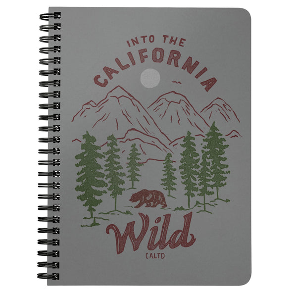 CA Wild Grey Spiral Notebook-CA LIMITED