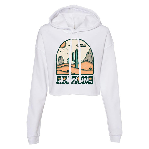 Cactus Arizona Cropped Hoodie-CA LIMITED