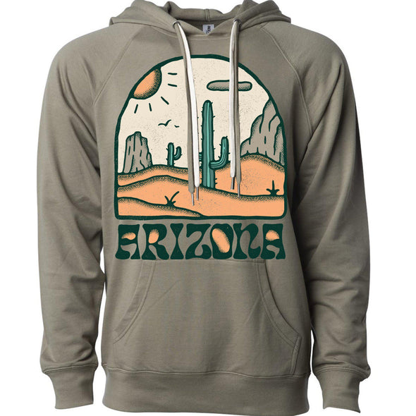 Cactus Arizona Raglan Hoodie-CA LIMITED