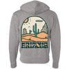 Cactus Arizona Zipper Hoodie-CA LIMITED