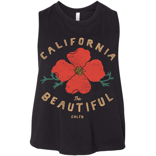 Cali Beautiful Cropped Tank-CA LIMITED