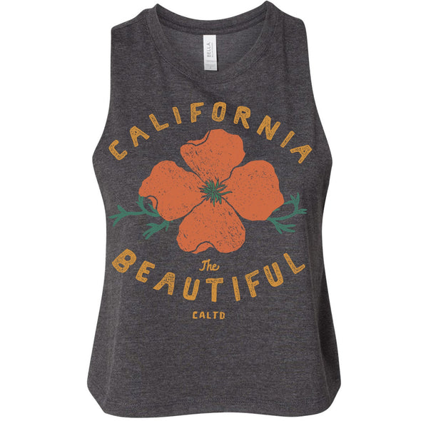 Cali Beautiful Cropped Tank-CA LIMITED