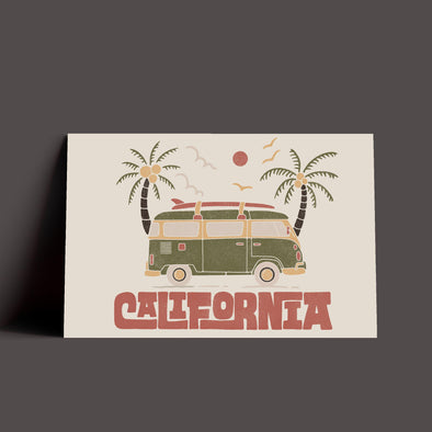 Cali Van Cream Poster-CA LIMITED