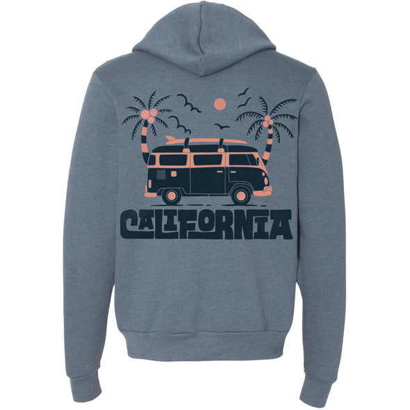 Cali Van Zipper Hoodie-CA LIMITED