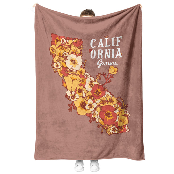 Cali grown Mauve Blanket