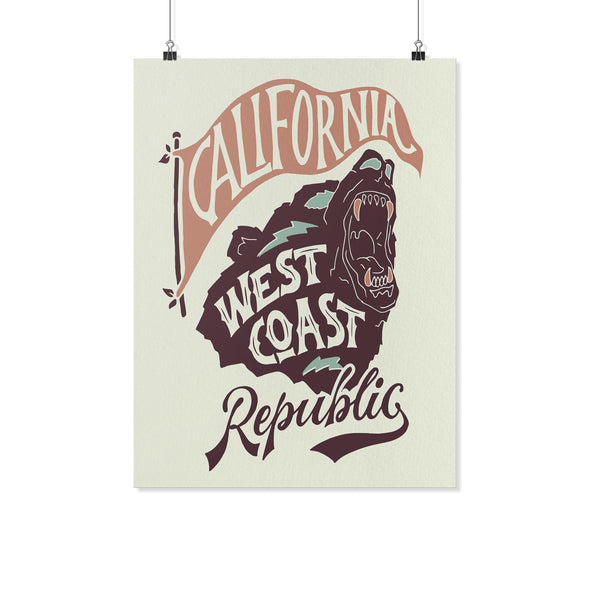 California Bear Poster-CA LIMITED