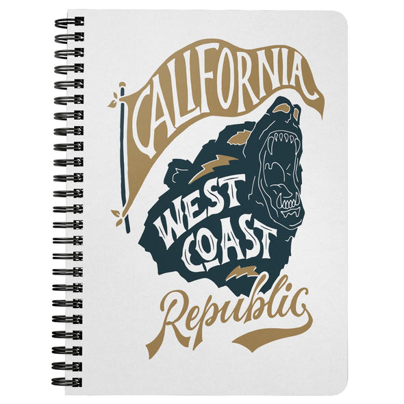 California Bear Spiral Notebook-CA LIMITED