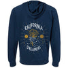 California Dreamers Raglan Zip Up Hoodie-CA LIMITED