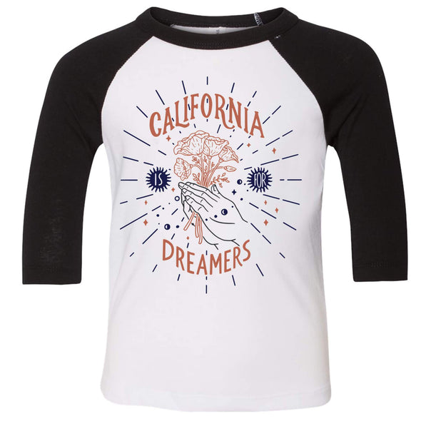 California Dreamers Toddler Baseball Tee-CA LIMITED