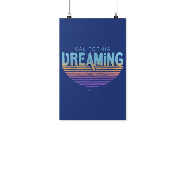 California Dreaming Blue Poster-CA LIMITED