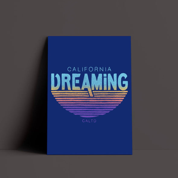 California Dreaming Blue Poster-CA LIMITED