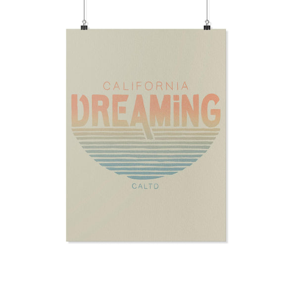 California Dreaming Cream Poster-CA LIMITED