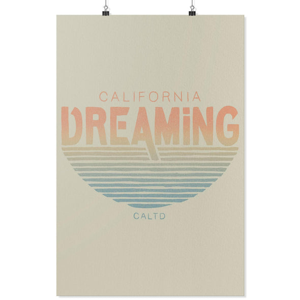 California Dreaming Cream Poster-CA LIMITED