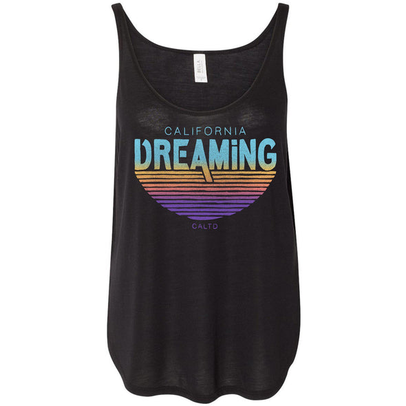 California Dreaming Side Slit Tank-CA LIMITED