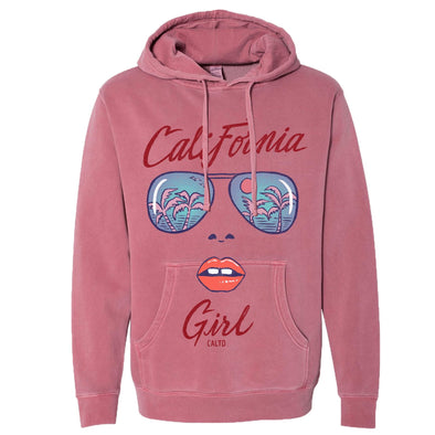 California Girl Glasses Pullover Hoodie-CA LIMITED