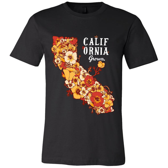 California Grown Black tee-CA LIMITED