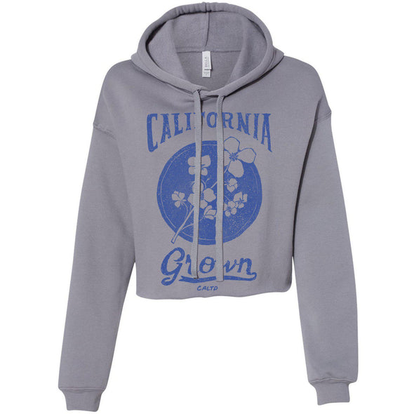 California Grown Circle Cropped Hoodie-CA LIMITED