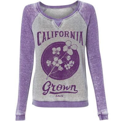 California Grown Circle Raglan Sweatshirt-CA LIMITED