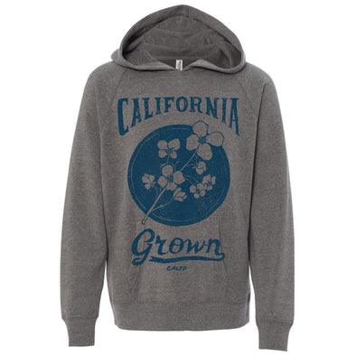 California Grown Circle Raglan Youth Hoodie-CA LIMITED