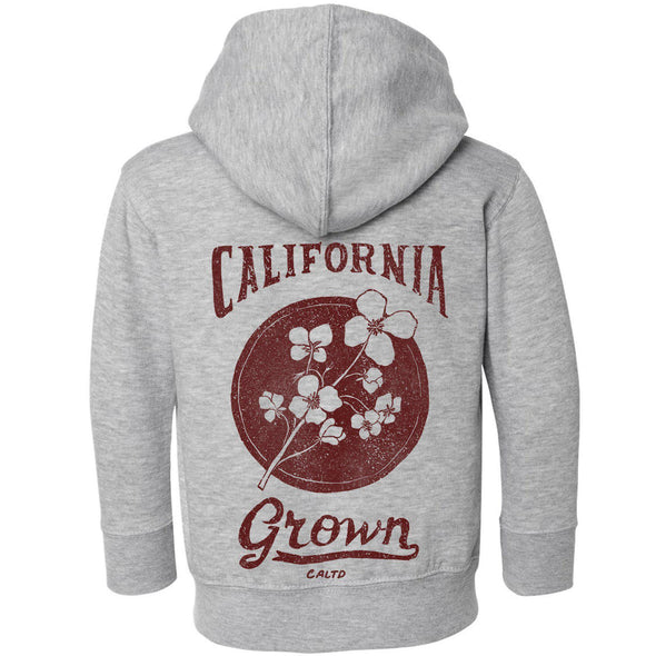 California Grown Circle Toddlers Zip Up Hoodie-CA LIMITED