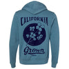 California Grown Circle Zipper Hoodie-CA LIMITED