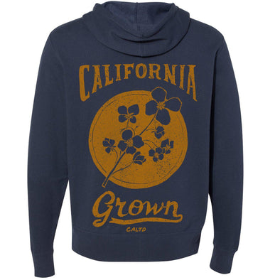 California Grown Circle Zipper Hoodie-CA LIMITED