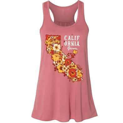 California Grown mauve flowy tank-CA LIMITED