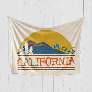 California Mountains Blanket-CA LIMITED