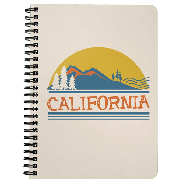 California Mountains Spiral Notebook-CA LIMITED