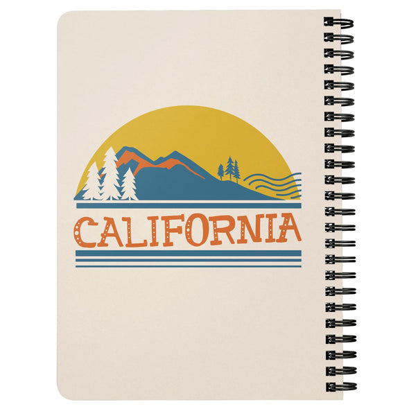 California Mountains Spiral Notebook-CA LIMITED