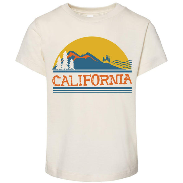 California Mountains Toddlers Tee-CA LIMITED