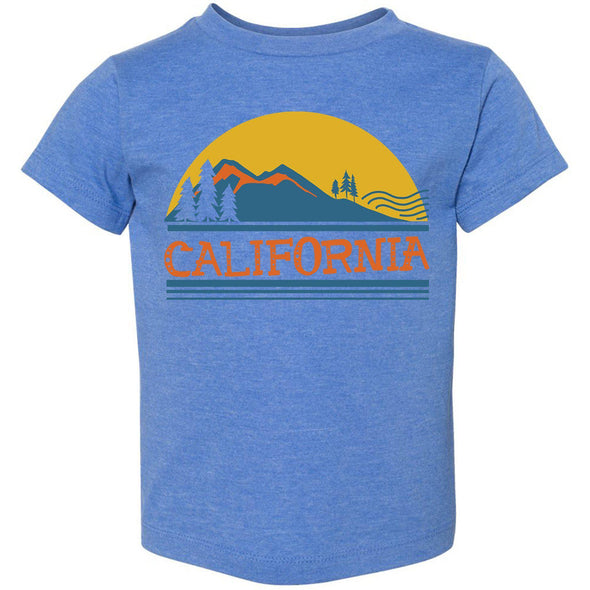 California Mountains Toddlers Tee-CA LIMITED