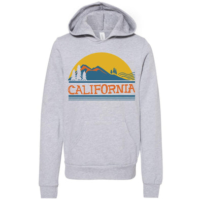 California Mountains Youth Hoodie-CA LIMITED