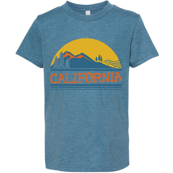 California Mountains Youth Tee-CA LIMITED