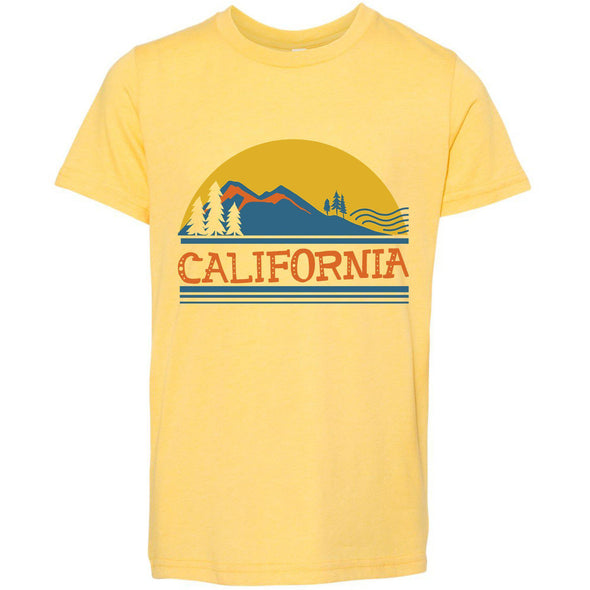 California Mountains Youth Tee-CA LIMITED