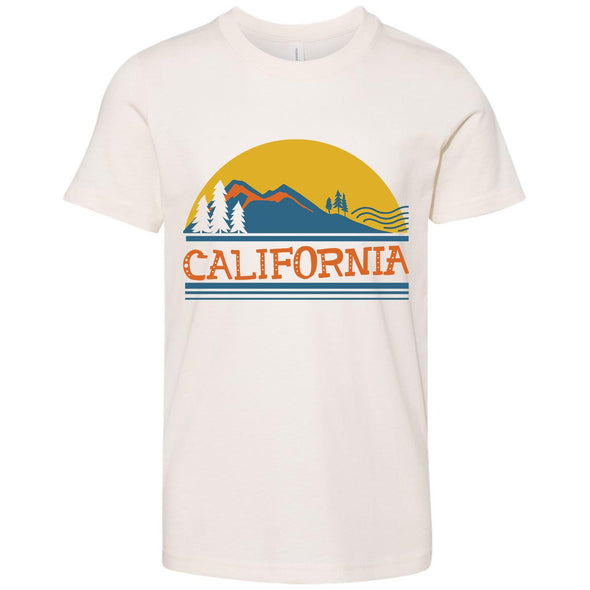 California Mountains Youth Tee-CA LIMITED