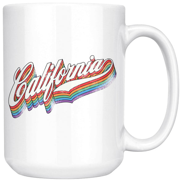 California Rainbow Mug-CA LIMITED