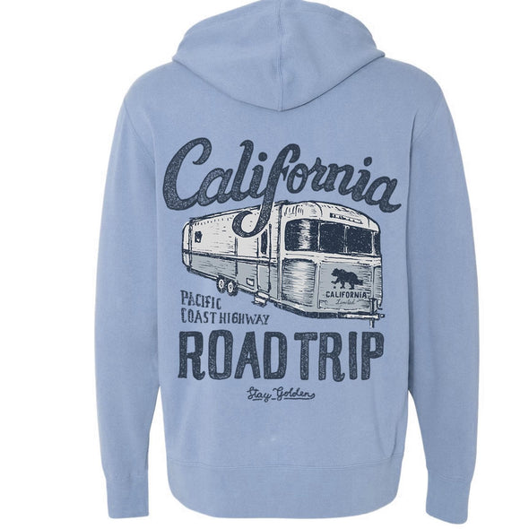 California Roadtrip Zipper Hoodie-CA LIMITED