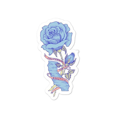 California Rose Decal-CA LIMITED