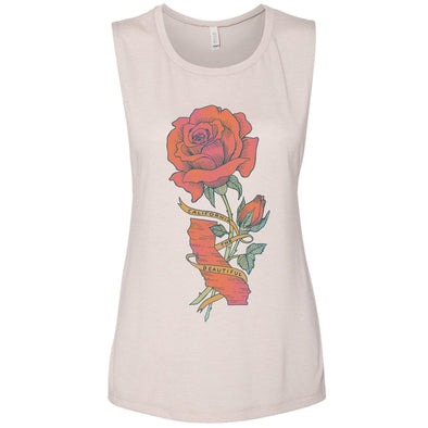 California Rose Muscle Tank-CA LIMITED