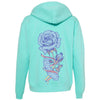 California Rose Zip Up Hoodie-CA LIMITED