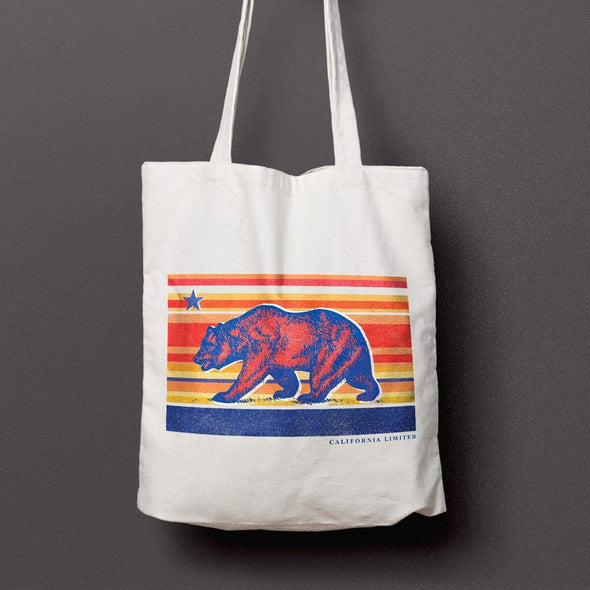 California Sunset Bear Tote Bag-CA LIMITED
