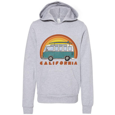 California Surf Van Youth Hoodie-CA LIMITED