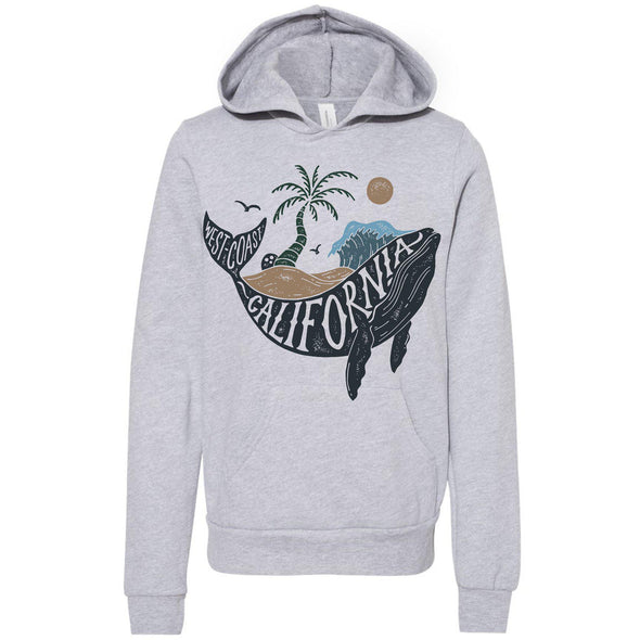 California Whale Youth Hoodie-CA LIMITED