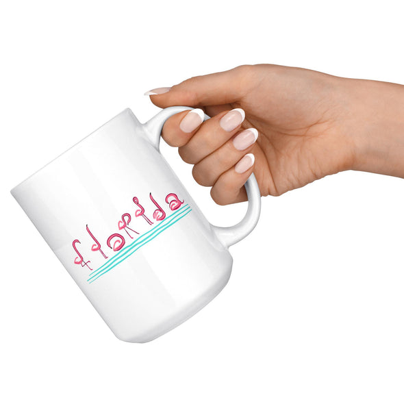 Curvy Flamingos FL Ceramic Mug-CA LIMITED