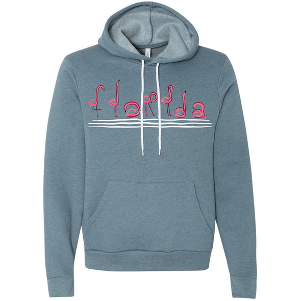 Curvy Flamingos FL Pullover Hoodie-CA LIMITED