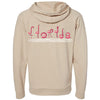 Curvy Flamingos FL Raglan Zipper Hoodie-CA LIMITED