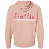 Curvy Flamingos FL Raglan Zipper Hoodie-CA LIMITED