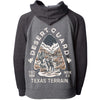 Desert Guard Texas Raglan Youth Zip Up Hoodie-CA LIMITED